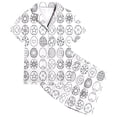 thumbnail image 1 of Luvoko Male St Patricks Day Long Sleeve Jacket With Printed Buttons And Multiple Pockets For Holiday Party Events Coat Girls Boxing Robe Children Cat Pajamas Kids Towel Wrap Girls Little Girls, 1 of 4