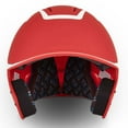 thumbnail image 3 of HX Legend Baseball Batting Helmet, Medium, Scarlet, White Trim, 3 of 5