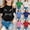 Black, variant on Weebloom Kids Girls T Shirts Boys Cat Prints Short Sleeve Cat Prints Tops Clothes Tees For Toddler Youth Teen T Shirt 3-12 Years