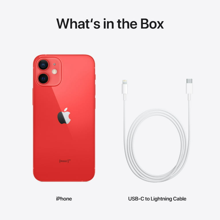 Restored Apple iPhone 12 Mini 64GB Red (Unlocked) (Refurbished)