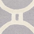 thumbnail image 5 of SAFAVIEH Cambridge Joss Geometric Circles Wool Area Rug, Silver/Ivory, 2' x 3', 5 of 5