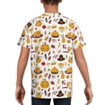 thumbnail image 5 of Wukai Thanksgiving Youth Unisex Short Sleeve T-Shirt for Boys, Girls, Teens, and Kids-X-Small, 5 of 7