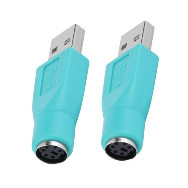 Converters PS/2 Adaptador Femenino A USB 2 PCS S para Ratones Mouse Teclado PC