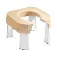 thumbnail image 4 of Bathroom Squating Stool Toilet Seat Stool Foot Stool Toilet Step Stool Compact Multifunctional Potty Stool Footrest for Bathroom Toilets gold, 4 of 9