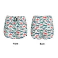 thumbnail image 6 of Uemuo Colorful Shark Pattern Women's Athletic Shorts High Waisted Running Shorts with Liner Pockets Gym Elastic Workout Shorts-XX-Large, 6 of 9