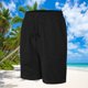 thumbnail image 2 of Pantalones de Cintura Elástica para Hombre Nuevo Estilo Color Sólido Pantalones Cortos de Moda Casual con Bolsillos Y Cintura de Encaje, Algodón Verano, 2 of 6