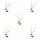 thumbnail image 3 of Qarigey Collar gargantilla para mujer: agregue instantáneamente estilo a cualquier atuendo Collar de acero inoxidable Collares para mujer Type2 NO2, 3 of 6