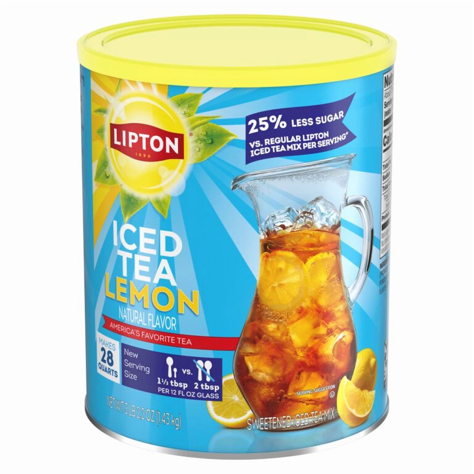 PR LIPTON ICED TEA LEMON RED SUGAR 28 QT&nbsp;&nbsp;&nbsp;
