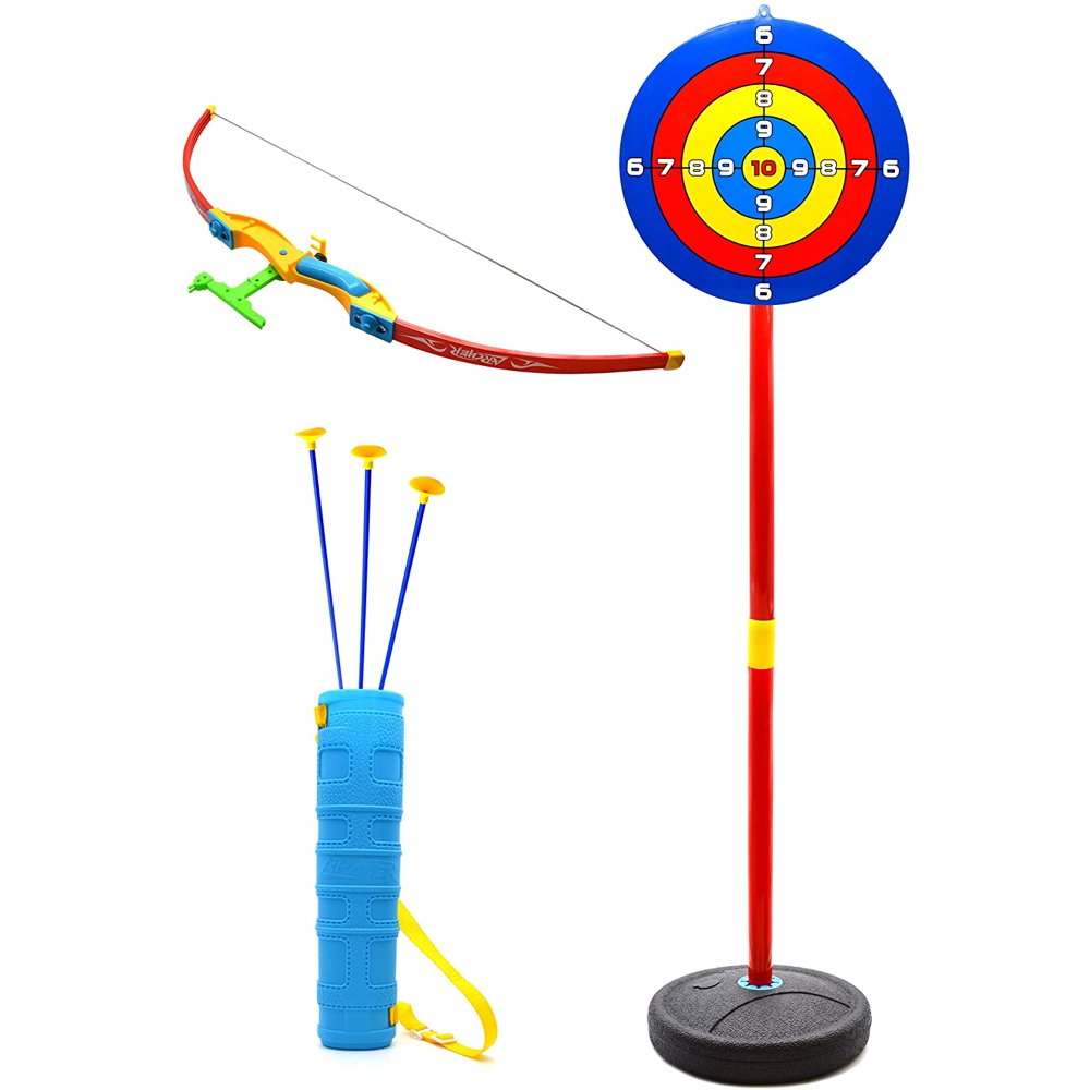 Toy Archery Set for Kids, Bow and Arrow for Kids, Archery Bow with 3