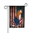 thumbnail image 4 of American Flag with Basset Hound Dog stand under the cross Patriot Patriotic 4th of july Garden Flag, Double-Sided Decorative Outdoor Flag, Patriotic Polyester Yard Flag 12 x 18 in, 4 of 5