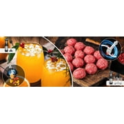 Immersion Blender, 1100W Electric Mixer Handheld, 5-in-1 Stick Blender with Chopper, Blender for Kitchen with 600ml Beaker