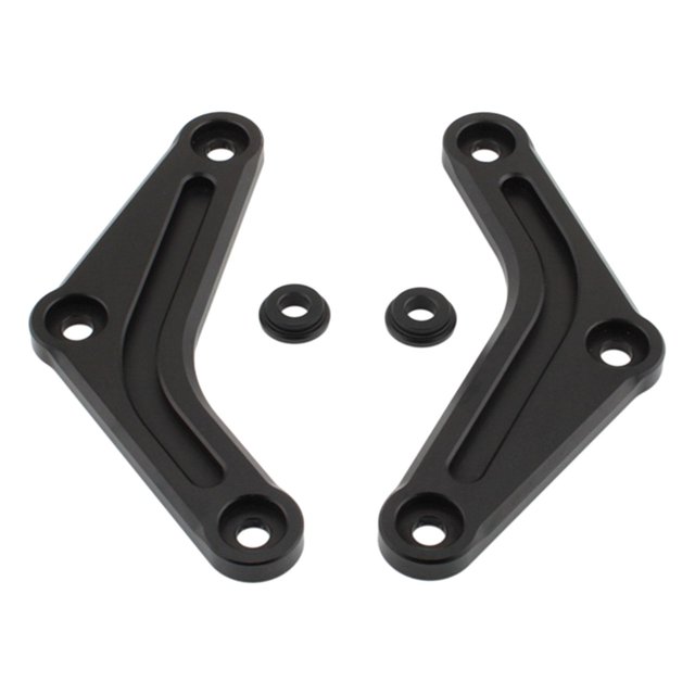 Enlaces de descenso de suspensión trasera de 2 piezas, enlace de caída de motocicleta, Kits de enlaces de descenso de suspensión de 25mm, profesionale