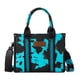 thumbnail image 1 of Bolso Wrangler con estampado de vaca para mujer, color turquesa, 1 of 6