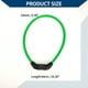thumbnail image 4 of Candado de bicicleta Unique Bargains, cable de seguridad, combinación reiniciable de 4 dígitos, cadena de acero de 64 cm, verde, 1 pieza, 4 of 6