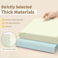 thumbnail image 3 of 3 Ring Binder 1 Inch 4 Pack, Clear View Binder Three Ring PVC-Free (Fit 8.5x11 Inches) for School or Office Supplies, Neutral Aesthetic, 3 of 4