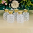 thumbnail image 2 of Weddingstar Small Clear Plastic Wedding Favor Container - Pineapple With Gold Top, 2 of 3