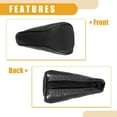 thumbnail image 6 of Unique Bargains 1 Pc Universal Car Shift Knob Cover - Car Knob Gear Protector with Zipper Breathable - Faux Leather Black, 6 of 7