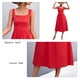 thumbnail image 2 of Vestido De Cuello Cuadrado Vestido Elegante Vestido De Mujer Vestido De Tirantes De Moda Vestido De Correa Elegante Vestido De Cuello Cuadrado De Mujer Vestido De Moda Elegante ANGGREK Rojo S, 2 of 5