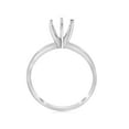 thumbnail image 2 of Six Prong Solitaire Engagement Ring Setting 14K White Gold, 2 of 4