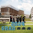 thumbnail image 6 of Coolmade Graduation Yard Sign 2024, 11pcs Large Graduation Decorations Class of 2024 Yard signs with Stakes, 6 of 7