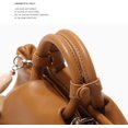thumbnail image 5 of Women's Chain Pouch Bag，Cloud-Shaped Dumpling Clutch Purse， Ruched Chain Link Shoulder Handbag, 5 of 7