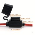 SUGARMOM 5 Sets 12 AWG Inline Waterproof Fuse Holder With 30A ATC/ATO