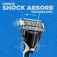 thumbnail image 2 of Schick Hydro Sense Hydrate Razors for Men With Skin Guards and Shock Absorbent Technology, 1 Razor Handle and 5 Razor Blades Refills Razor & 5 Refills, 2 of 7