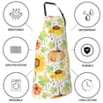 thumbnail image 5 of Naloa Autumn Theme Apron Kitchen Aprons with Pockets for Women Men Chef, 5 of 8
