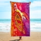 thumbnail image 5 of Toalla de playa de microfibra, súper colorida, resistente a la arena, multiusos, para viajes, piscina, 76 x 152 cm, 5 of 6