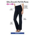 thumbnail image 6 of Woman Within Plus Size Tall Stretch Ponte Knit Pull-On Bootcut Pants, 6 of 6