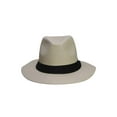 thumbnail image 1 of TopHeadwear Style Banded Wide Brim Fedora Hat, Natural S/M, 1 of 2