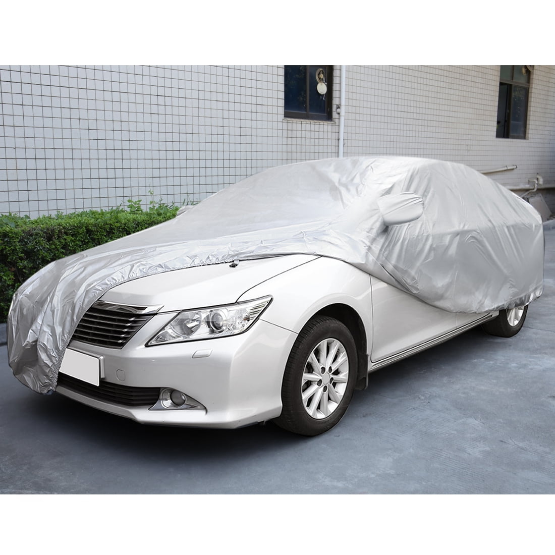 TJ,/& JK Waterproof Dustproof Vehicle Car Cover with Built-in Storage Pockets for Windproof Strap iiSPORT 4-Door SUV Car Cover Custom Fit for 2004-2018 Wrangler Unlimited CJ,YJ