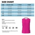 thumbnail image 6 of Pofeuu Darkmagenta Print Men's Muscle T-Shirt, Sleeveless, Muscle Tank, Classic Muscle Tee Top For Men Casual Sleeveless Muscle T-Shirt Trendy Clothes-Medium, 6 of 7