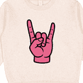 thumbnail image 3 of Inktastic Rocker Hand Pink Toddler Sweatshirt, 3 of 4