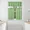Lime Green, variant on Gorgeous Home Linen 3-Piece Faux Silk Blackout Kitchen Curtain Set, Sage Green K4