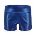 thumbnail image 6 of Ccpelsie Girls Bubble Shorts Summer Casual Athletic Shorts Pleated Wide Leg Comfy Cute Skorts with Pockets(Blue,8-9 Years), 6 of 6