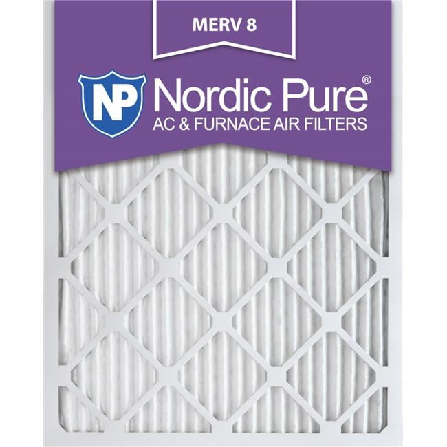 Nordic Pure 14x18x1 MERV 13 Tru Mini Pleat AC Furnace Air Filters 6 Pack