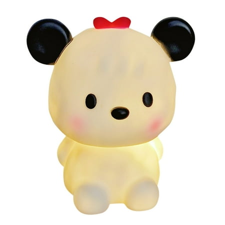 

TAIAOJING Mini Kawaii Night Lamp Animals Atmosphere Light Eye Protection Bedroom Bedside Nightlight Gift