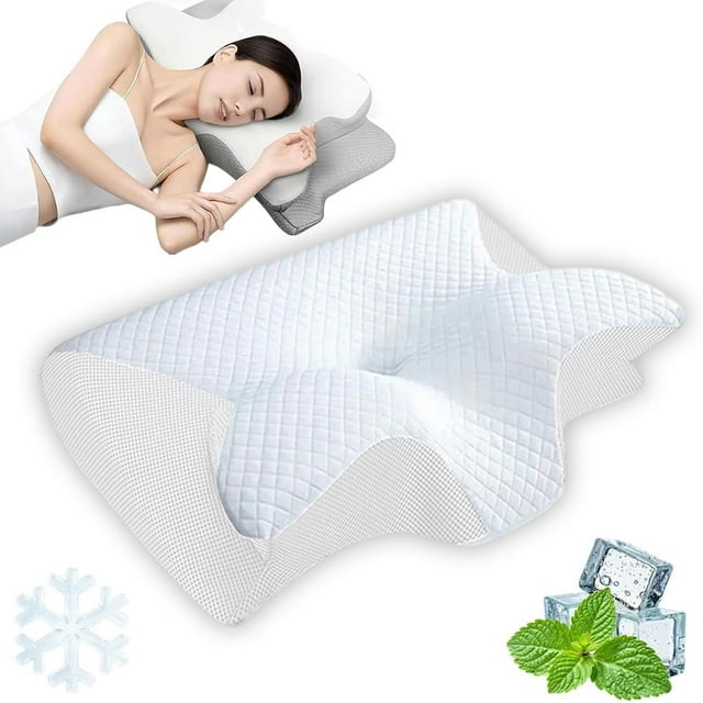 Airway Pro Sleep Apnea Pillow – Ergonomic Memory Foam Neck Support for Better Sleep, Anti-Snoring & Apnea Relief, Perfect for Side, Back & Stomach Sleepers