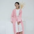thumbnail image 6 of KAUOD Kids Abaya Muslim Dress Boys Girls Open Front Eid Prayer Thobe Plain Long Sleeve Soft 𝐈slamic Traditional Clothes, 6 of 8