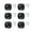 BK1, variant on CSStudio Acupressure Stud Earrings 3 Pairs Non Piercing Therapy Ear for Men Women, 0.6/0.8cm Metal Clip On Earrings No Hole Ear Jewelry