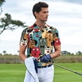 thumbnail image 3 of Logiee Different Cats 1 Print Mens Polo Shirts,Mens Golf Polo Shirts,Short Sleeve Casual Polo Shirts for Men,Summer Fashion Beach Shirts-Medium, 3 of 6