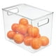 thumbnail image 1 of Organizador de despensa de cocina profunda de plástico con diseño mDesign, 1 of 3