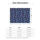 thumbnail image 5 of Fotbe Skull daisy Gradient Manta de Franela con Estampado, Manta Ultrasuave para Cama, Sofá, Auto, Hipoalergénica y Antibolitas-60"x50", 5 of 6