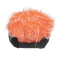 thumbnail image 3 of Prolriy Human Hair Wig Fashion Sun Beach Cap Hat Women Men Hop Hip Breathable Hat Adjustable Baseball Baseball Caps Wig Hats for Men Orange, 3 of 3