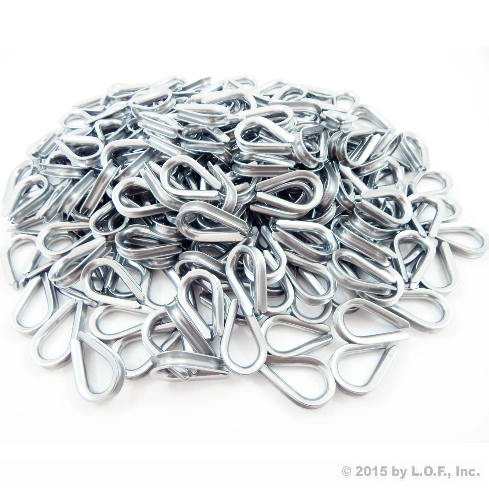 250 Stainless Steel Wire Rope Cable Thimbles 1/4" 6mm Premium Brand