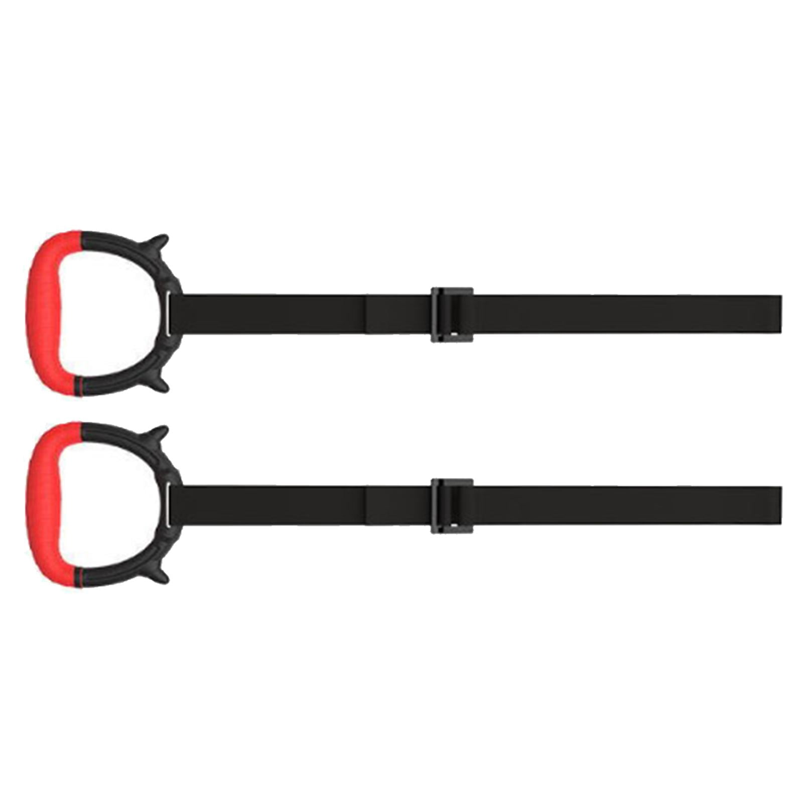 Gimnasia Ringss correas ajustables hebillas 661lbs capacidad cuerpo completo 2 pares