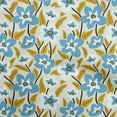 thumbnail image 1 of oneOone Cotton Cambric Light Blue2 Fabric Florals Diy Clothing Quilting Fabric Print Fabric By Yard 56 Inch Wide, 1 of 6
