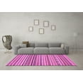 thumbnail image 3 of Ahgly Company Indoor Square Abstract Pink Modern Area Rugs, 8' Square, 3 of 4