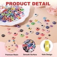 thumbnail image 3 of Uxcell Evil Eye Beads, 150 Pcs 6mm/8mm/17mm Resin Flat Round Evil Eye Charm for Jewelry Making DIY Bracelet Earring Necklace Craft, Yellow, 3 of 6